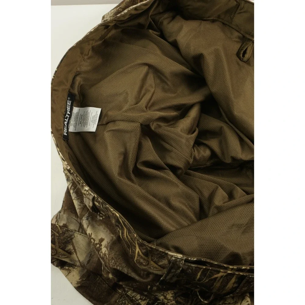 Realtree Scent Factor MAX-1 Waterproof‎ Windproof Men's XL Camo Zip Cargo Pants